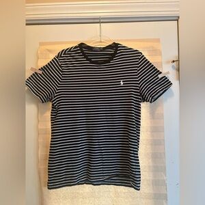 Polo by Ralph Lauren Black and White Striped Tee